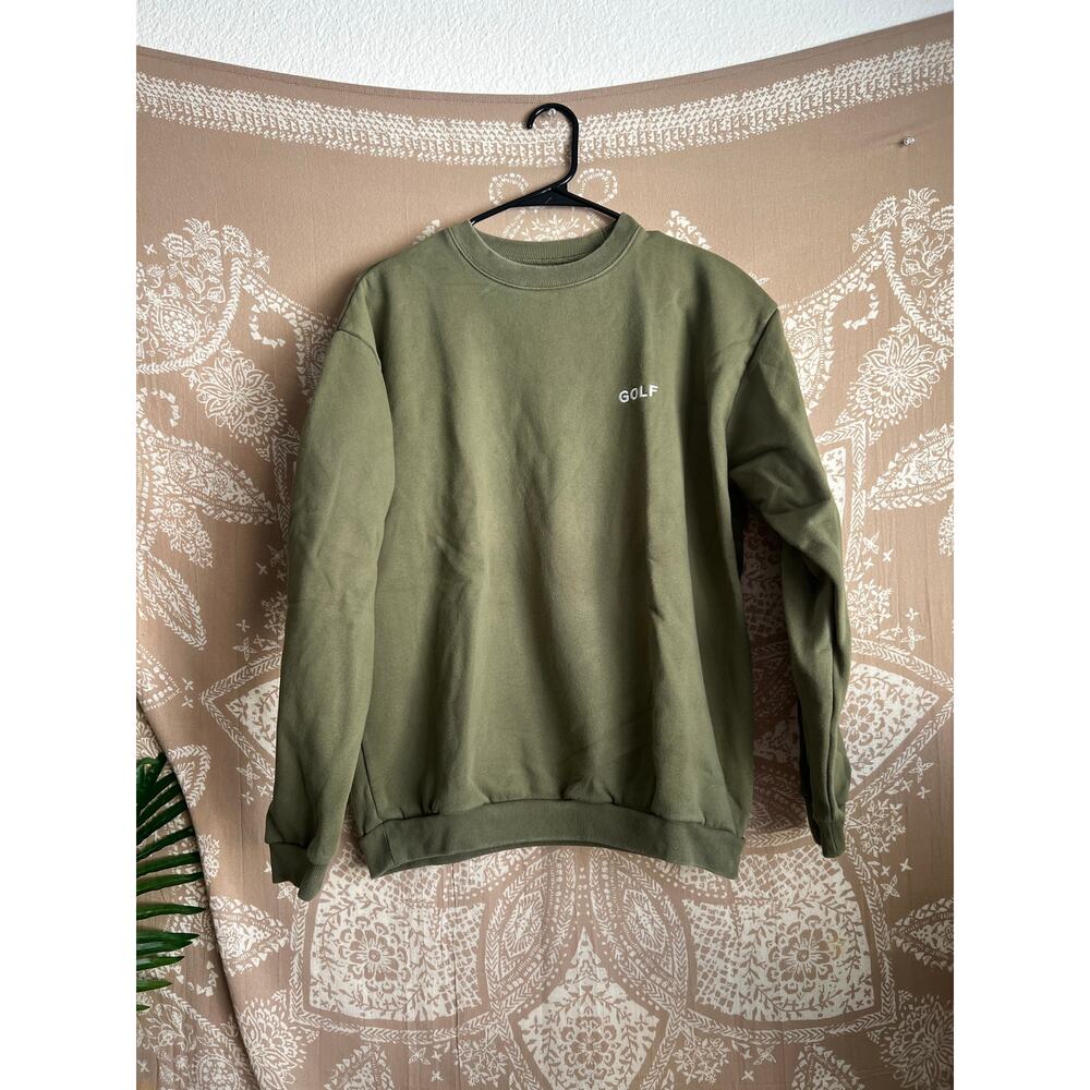 Golf Wang Green Crewneck Women’s Medium in Olive Green